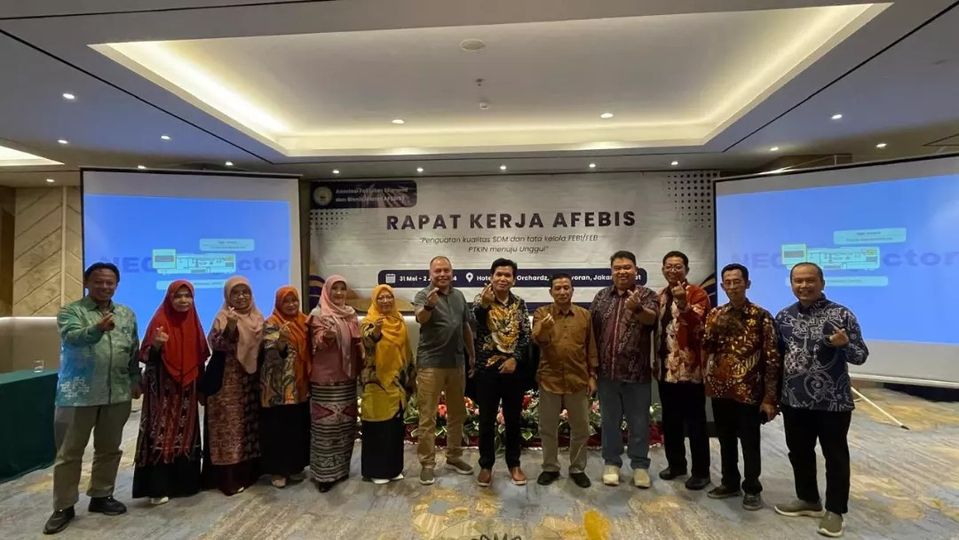 Dekan FEBI IAIN Palopo Hadiri Rapat Kerja AFEBIS di Jakarta, Cetuskan Program Internasional